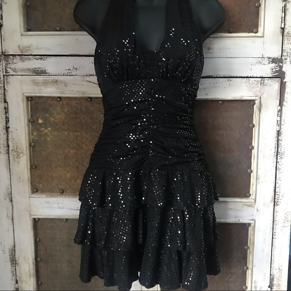 little black sparkly dress